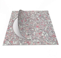 Forbo Allura Material 63588DR7 pink terrazzo circle фото 2 | FLOORDEALER